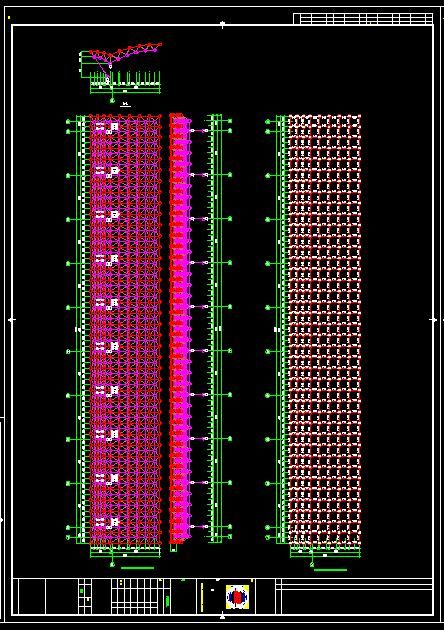 钢结构网架施工图纸 图纸完整 节点详细-图二
