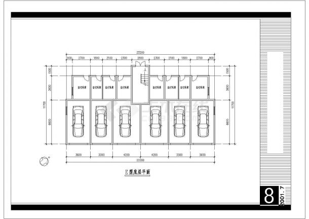典型多层住宅楼户型设计cad平面方案图图集（甲级院设计，种类齐全）-图二