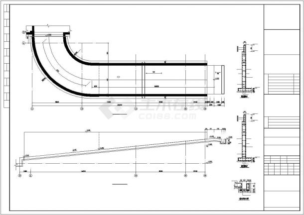 沈阳市某大学附属小学四层框架结构综合楼全套结构设计CAD图纸-图一