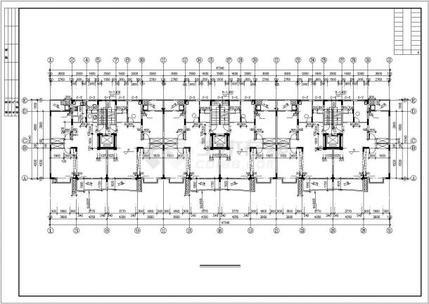 永宏佳园小高层住宅全套施工图，共八张-图二