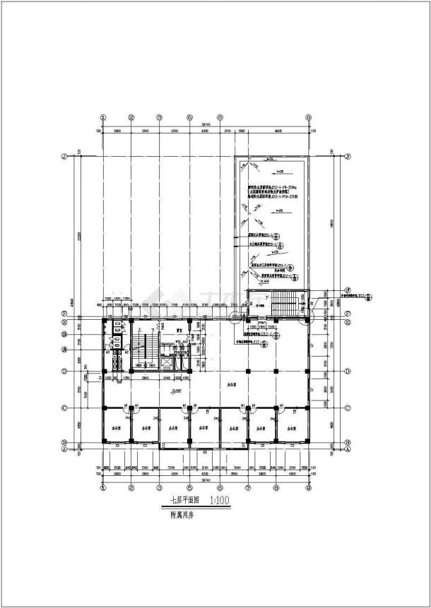 金沙江大酒楼全套建筑设计CAD图纸-图一