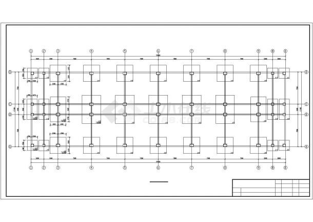 5层5000平米框架结构教师公寓楼建筑结构毕业设计图纸-图一