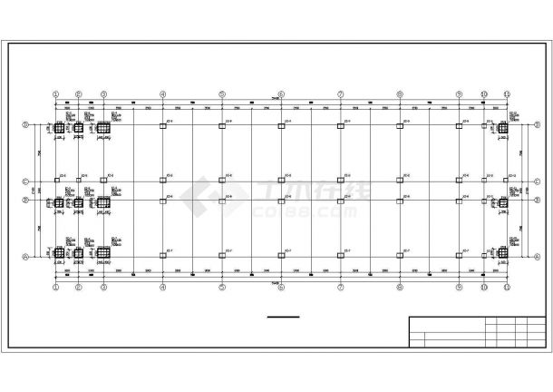 5层5000平米框架结构教师公寓楼建筑结构毕业设计图纸-图二