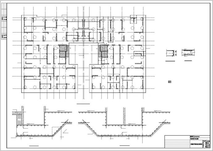 宁波市汶河路某社区30层剪力墙结构住宅楼全套结构设计CAD图纸_图1