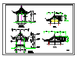 某地古建筑cad建筑设计施工图-图一