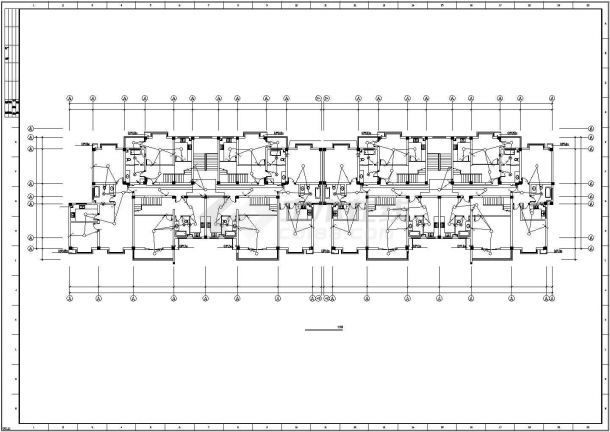六层公寓全套电气施工设计CAD图纸（含阁楼）-图一
