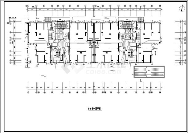 [浙江]高层商业用房及地下室通风防排烟系统设计施工图（含人防设计 机房图多）-图一
