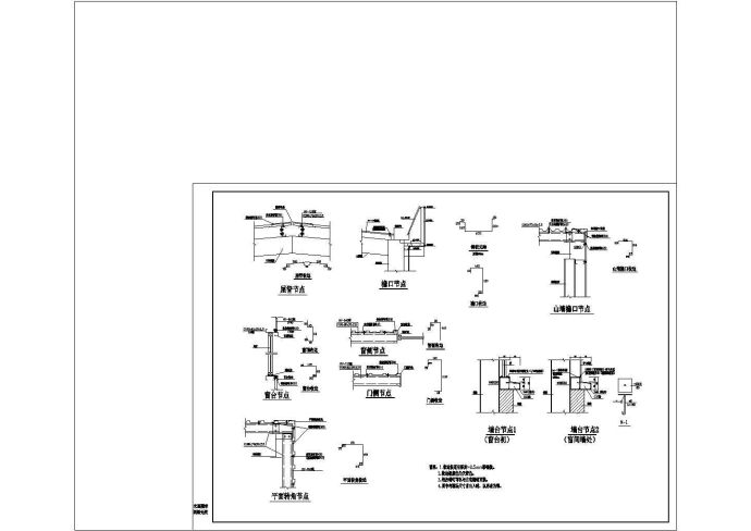 钢结构各类节点大样CAD建筑设计施工图_图1