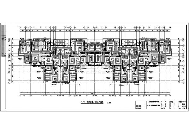 某大型28层高层的小区地热采暖全套施工图-图一