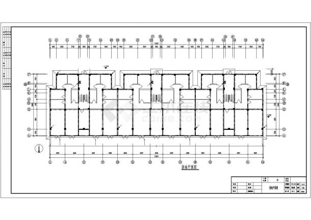 多层住宅楼电气设计CAD图纸-图二
