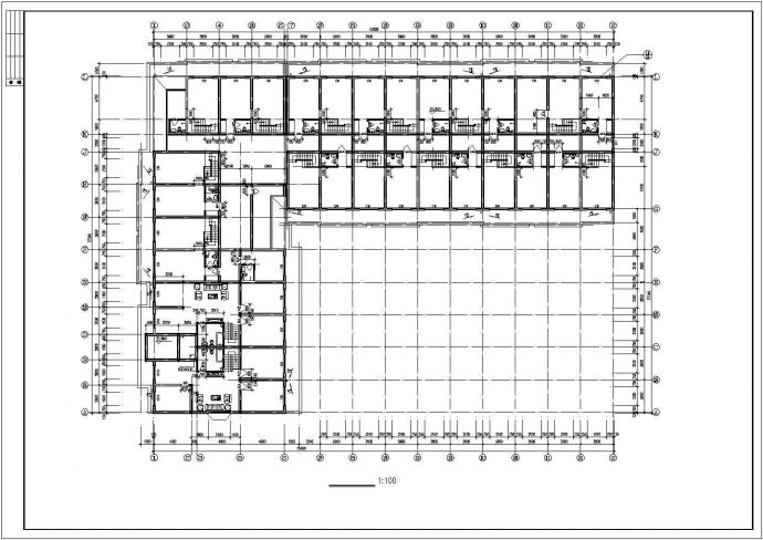 某公司高层宿舍建筑施工系统图_图1