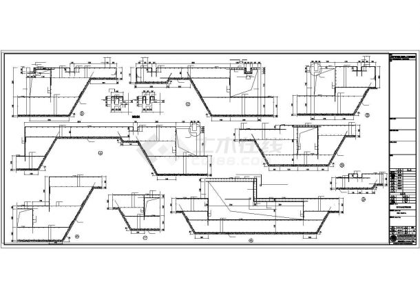 常州市金坛区凌云路某单层框架结构健身中心全套结构设计CAD图纸-图二