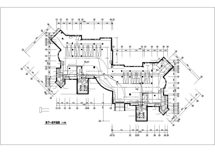 多层高级住宅强电设计CAD平面布置参考图_图1