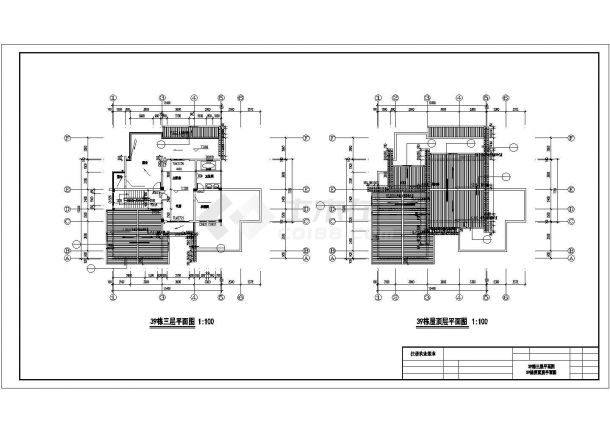 阜阳市某村镇4层框架结构单体别墅建筑和结构设计CAD图纸（含坡屋顶）-图一
