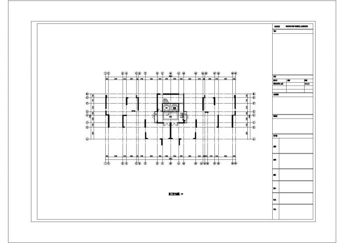 某地区花园式小区现代单身公寓建筑设计施工CAD图纸_图1