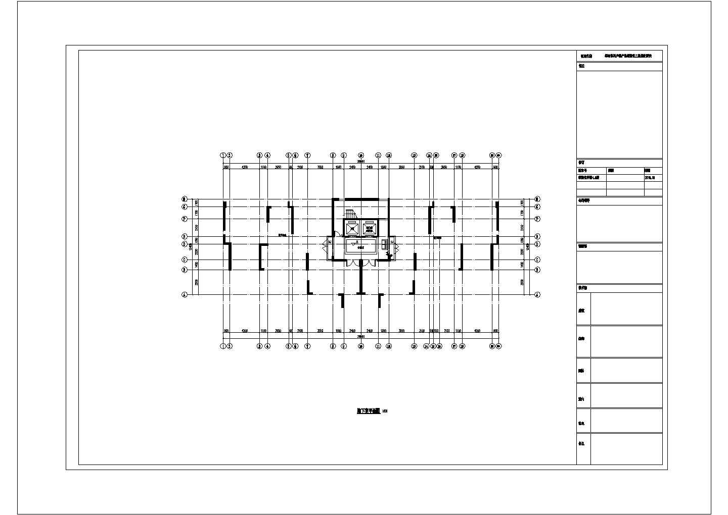某地区花园式小区现代单身公寓建筑设计施工CAD图纸