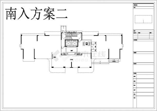 某城建公寓住宅建筑标准化户型设计施工CAD图纸-图一