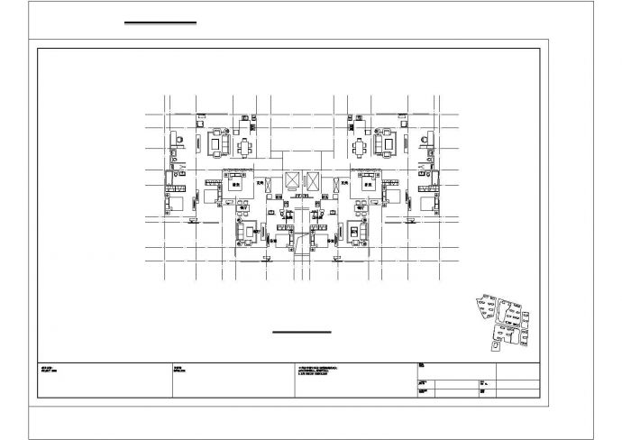 某城建超高层住宅建筑项目设计施工CAD图纸_图1