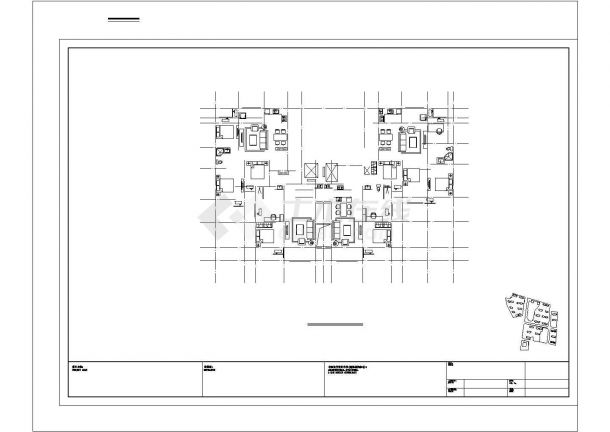 某城建超高层住宅建筑项目设计施工CAD图纸-图二