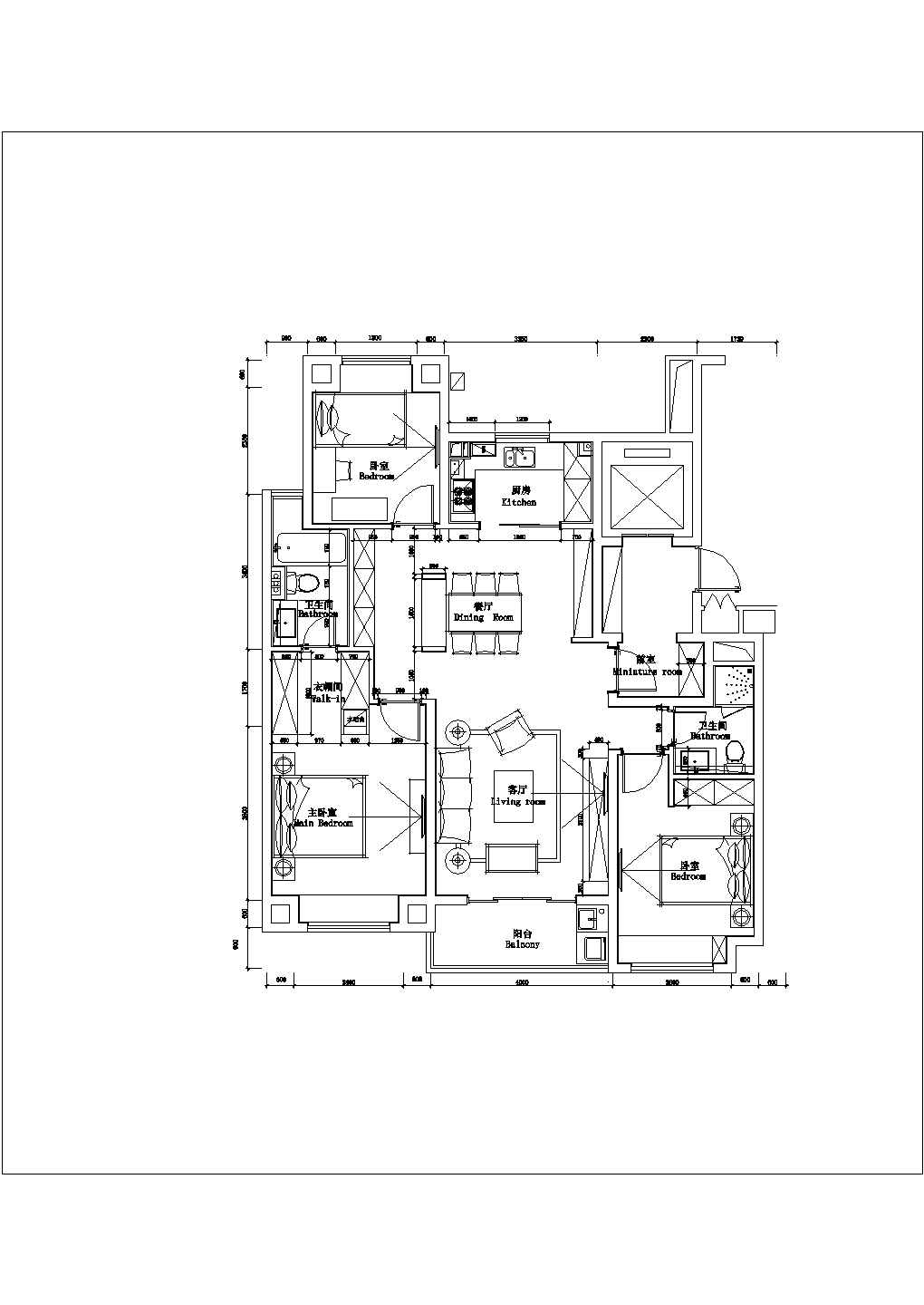 某万科超高层花园洋房建筑项目设计施工CAD图纸