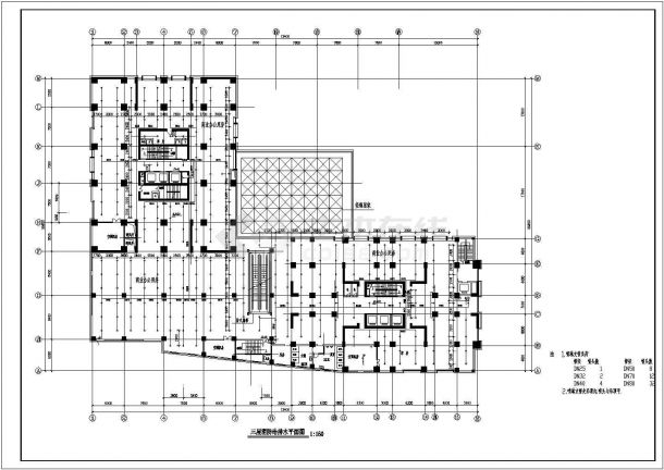 某市高层住宅楼给排水设计施工图（含设计说明）-图一