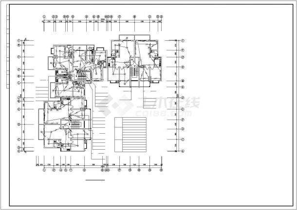 多层住宅楼电气设计施工图，共11张-图二