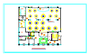 武夷山酒店宴会厅装修设计CAD竣工图