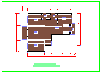 室内装修施工整套cad设计图带3D效果图_图1