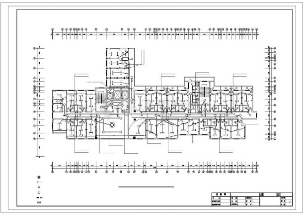 长74.84米宽39.54米高层住院楼水电设计施工图-图二