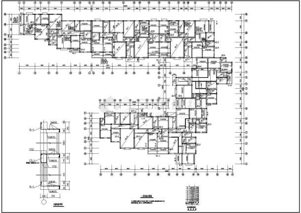 多层砖混结构住宅CAD施工图-图一