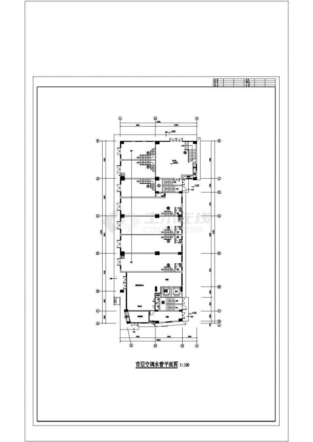 [广东]某高层综合楼通风及防排烟系统设计施工cad图-图二