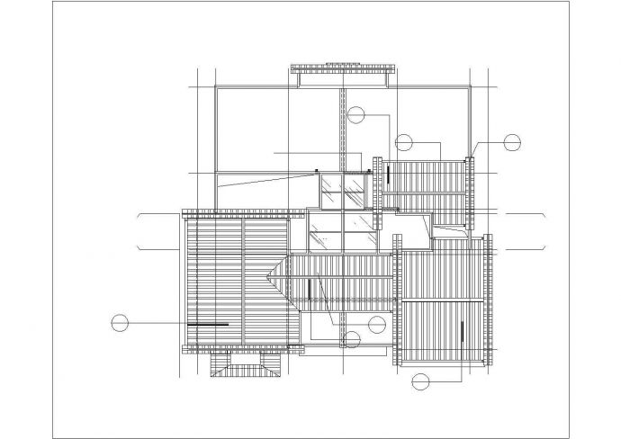 790平米2层砖混结构双拼式住宅楼全套建筑设计CAD图纸（含半地下室）_图1