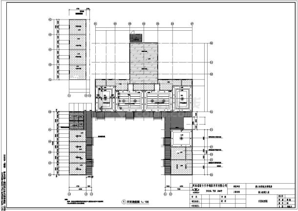 河北地区某市政单位单层砖混结构宿舍楼全套装修装饰设计CAD图纸-图一