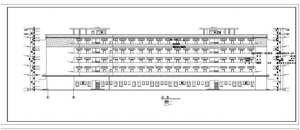 某市工业区宿舍建筑工程布置CAD施工图-图一