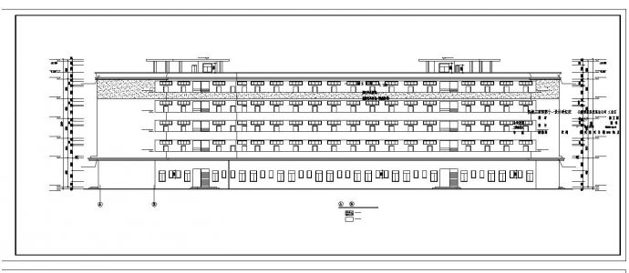某市工业区宿舍建筑工程布置CAD施工图_图1