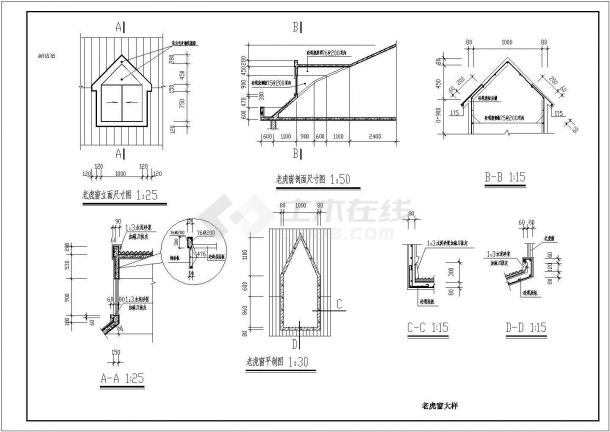 某六层砖混结构住宅楼建筑设计cad全套施工图（ 含设计说明）-图一