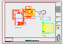 上海国际设计中心暖通 CAD平面布置参考图_图1