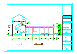 北京玻璃台村新农村别墅cad建筑设计施工图纸-图二