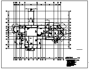 别墅设计_某三层混合结构别墅全套结构施工cad图纸_图1