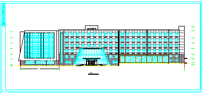 六层综合楼建筑结构设计CAD图带效果图-图一