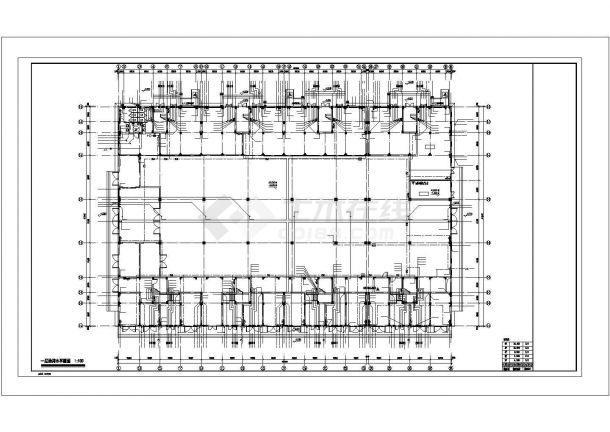 浙江多层住宅小区给排水设计施工CAD图-图二
