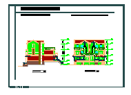 三层某别墅建筑CAD基础平面布置参考图-图一