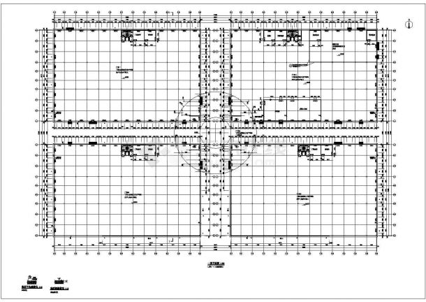 某地5层生产厂房建筑设计CAD图-图一