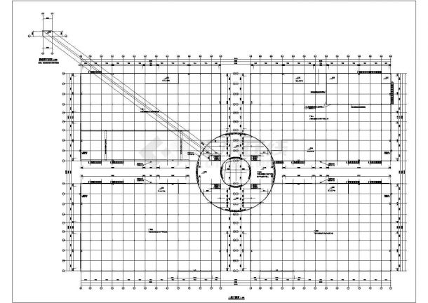 某地5层生产厂房建筑设计CAD图-图二