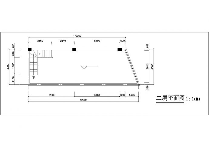 【常熟】某地精品二层服装店全套装修施工设计CAD图纸_图1
