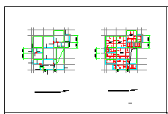 某三层别墅建筑结构cad施工图附效果图_图1