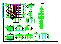 三层农村私宅建筑设计施工图附效果图