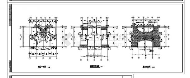 某高层阁楼住宅楼布置设计CAD详图-图二