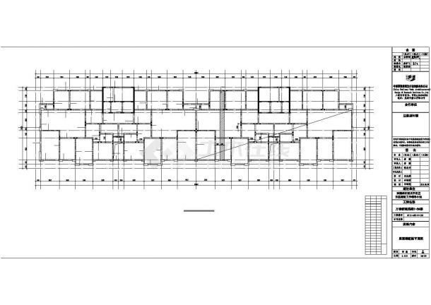 某18层剪力墙结构高层住宅楼建筑设计施工CAD图纸-图二