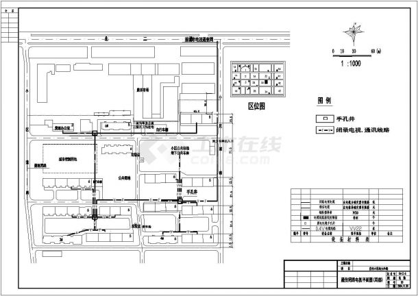 电气设计_某地大型小区局部电力设计CAD图-图二
